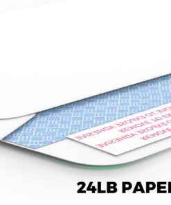 CreGear 90 Count #6 3/4 Small Security Self Seal Tinted Envelopes for Privacy & Business, Size 3-5/8 X 6-1/2 Inches, Peel and Seal Closure, Windowless Design, 24 LB, White 25 61dxygMBKxL