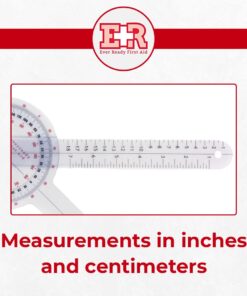 Ever Ready First Aid Plastic 12" Goniometer 360 Degree ISOM 1 9 61dy3fP6FEL