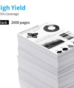 Compatible Toner Printer Cartridge Replacement for Brother TN450 TN-450 TN420 TN-420 (2 Black) for HL-2270DW HL-2280DW HL-2230 HL2240 MFC-7360N MFC-7860DW DCP-7065DN IntelliFax 2840 23 61dy48Ca17L