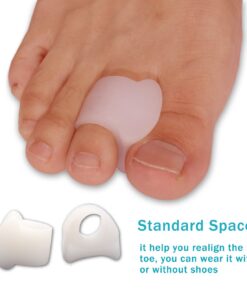 Flyen Bunion Corrector for Women and Men Bunion Pain Relief Protector Sleeves Kit - Relief Pain in Hallux Valgus, Big Toe Spacer Separators Brace Straighteners Splint 1 33 61dzUy7Dk3L