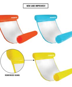 Poolmaster Vinyl Water Hammock, Orange 7 61dzo Us0NL
