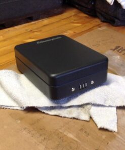 Sentry Safe Small Safe, Lock Box with Combination Lock for Office or Dorm, Ex: 2.6 in. H x 5.9 in. W x 8.0 in. D Combo Lock Black 33 61dzvwv3IL