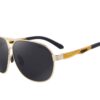 MERRY'S Men Classic Brand HD polarized Sunglasses Aluminum Driving Sun glasses S8611 Gold 62 Millimeters 7 61e Q8w6SiL