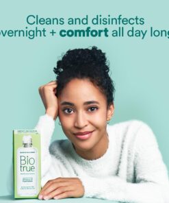 Biotrue Contact Lens Solution, Multi-Purpose Solution for Soft Contact Lenses, Lens Case Included, 10 FL OZ (Pack of 2) 10 Ounce (2 Pack) 22 61e aWeMDL