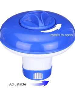 ATIE Collapsible/Retractable Pool Spa 1" Chlorine/Bromine Tablet Dispenser for Pool, Spa, Hot Tub, and Fountain, Perfect for Inflatable & Above-Ground Pools 16 61e1Kb gKnL