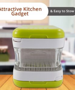 sujeo Mini Garlic Press, Green 20 61e2O eQyL