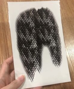 Panda Legends 3 Sheets Snake Scales Temporary Tattoos Body Art Tattoo Stickers for Halloween Cosplay Costume Party,multicolor,one size 8 61e2bXlmIZL