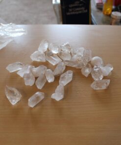 JIC Gem 1 Lb Natural Clear Quartz Crystals Points Bulk Stones and Crystals High Energy Raw White Quartz Crystals Healing Rough Stones Natural Quartz Cluster with Box 1LB 79 61e2cySXmL