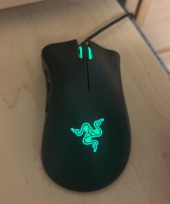 Razer DeathAdder Essential Gaming Mouse: 6400 DPI Optical Sensor - 5 Programmable Buttons - Mechanical Switches - Rubber Side Grips - Classic Black 25 61e3eC5AC2L