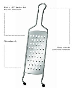 Rösle Stainless Steel Coarse Grater, Wire Handle, 15.9-inch, Silver Grater Coarse 12 61e6TfELkuL