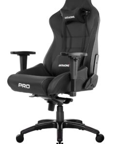 AKRacing Masters Series Pro Luxury XL Gaming Chair, adjustable, BLACK Faux Leather 26 61e6e55UwCL