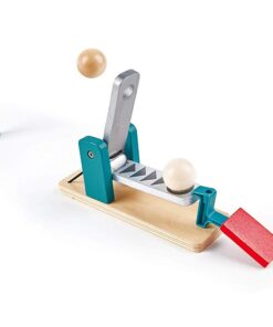 Hape Robot Factory Domino | Double -Sided Wooden Ball Domino Set, Educational Game for Kids 12 61e7PqDH4mL