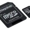 Kingston Canvas Select 64GB microSDHC Class 10 microSD Memory Card UHS-I 80MB/s R Flash Memory Card with Adapter (SDCS/64GB), Black microSD Card 40 61e7XLuVEDL