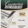 Dri Mark 351R1 Counterfeit Bill Detector Marker Pen - Made in The USA 3 Times More Ink, Pocket Size, Fake Money Checker, Money Loss Prevention Tester & Fraud Protection for U.S. Currency (Pack of 12),Black 19 61e8W0WjAiL