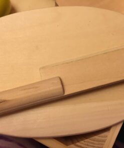 Melissa & Doug Cutting Food - Play Set With 25+ Hand-Painted Wooden Pieces, Knife, and Cutting Board - Pretend Play Kitchen Fruit Toys For Toddlers And Kids Ages 3+ Retail Version Play Food Set 33 61e8mljDTYL