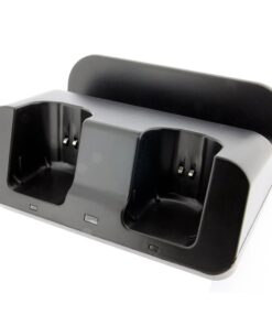 Tekdeals 3-in-1 Charger Dock Charging Station Base with Two Rechargeable Batteries and USB Cable for Wii U Remote Gamepad Controller, Black 10 61e8rD0V2TL