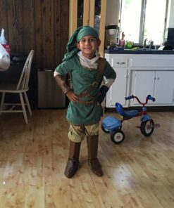 Link Prestige Legend of Zelda Nintendo Costume, Medium/7-8 M (7-8) 34 61eDQyc5fAL