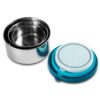 MIRA Stainless Steel Lunch Box Food Storage Containers | BPA Free, Eco-Friendly & Reusable Snack Food Nesting Containers | Set of 3 (Navy/Arctic/Icy) Navy/Arctic/Icy 35 61eDclvl8gL 3