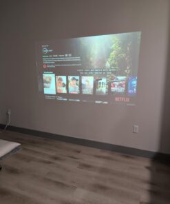 GooDee Projector 4K With WiFi And Bluetooth Supported, FHD 1080P Mini Projector For Outdoor Moives, 5G Video Projector For Home Theater Dolby Audio Zoom Portable Projector TV Stick PPT (YG600 Plus) Titanium Grey 35 61eDhuuI2PL