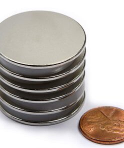 N52 Disc Neodymium Magnets Dia 1.26 x 1/16" Strongest Grade Rare Earth Magnets Discs - Science Projects, Fridges and Refrigerators, Crafting and Hobbies - Pack of 6 13 61eETrPyO6L