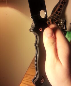 Spyderco Manix 2 XL Folding Knife - Black G-10 Handle with PlainEdge, Full-Flat Grind, CPM S30V Steel Blade and Ball Bearing 47 61eEySi5kWL