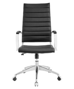 Modway Jive Ribbed High Back Tall Executive Swivel Office Chair With Arms In Black 27 61eFq9v5AcL
