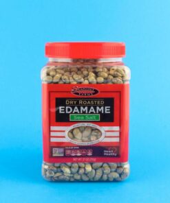 Seapoint Farms Dry Roasted Edamame, Sea Salt, Vegan, Gluten-Free, Kosher, and Non-GMO, Crunchy Snack for Healthy Snacking, 27oz. Jar 1.68 Pound (Pack of 1) 24 61eGWJqkecL