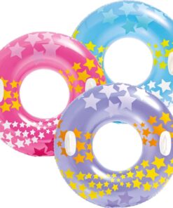 Intex FBA_#59256EP Stargaze Tube 36" Large Swim Ring Float Pool Beach Toy Stabilizing Handles-2 Pack-Colors May Vary
