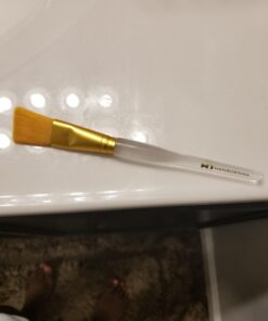 Hansderma Skinsoft Facial Mask Brush (Golden) Golden Brush 31 61eIAHQW VL