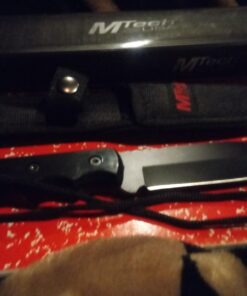 MTech USA MT-20-35 Series Fixed Blade Knife, Black Drop Point Blade, Plastic Handle, 8-Inch Overall 44 61eKPuWEx6L