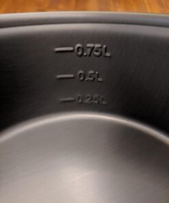 MalloMe Camping Cookware Mess Kit for Backpacking Gear – Camping Cooking Set - Camping Pots and Pans Set - Backpacking Stove/Portable Stove Compatible - Camp Kitchen Equipment Accessories Pot 1 Liter Pot 56 61eLWhuotnL