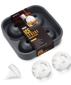Alternative view of Housewares Solutions Froz Ice Ball Maker – Novelty Food-Grade Silicone Ice Mold Tray With 4 X 4.5cm Ball Capacity