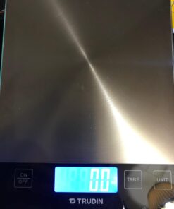 【NASA-Grade】33lb Food Kitchen Digital Scale,【Bread Meat Cookies Measures Precisely】Weight Grams and Ounces for Baking Cooking,1g/0.1oz Precise Graduation,304 Stainless Steel,Waterproof Tempered Glass 40 61eNQOBiw7L