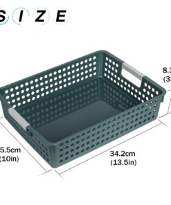 DLUCKY 4Pcs Classroom Organization and Storage Paper Tray Holds 4A Paper,Paper Trays for Classroom Toy,Crayons,Handicrafts Storage,Also for Library, Drawers, Office, Kitchen, Bathroom 16 61eNRjxALdL