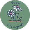 Life is good. 4" Sticker - Grow 9 61eNeYYwzpL