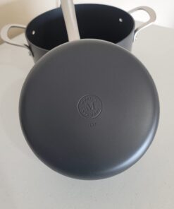 Martha Stewart Bosworth 10 Piece Hard Anodized Nonstick Aluminum Cookware Set - Black 31 61eNgyo SSL