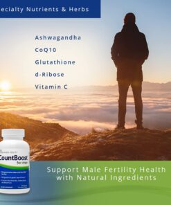 FertilAid for Men and CountBoost Combo - Male Fertility Supplement, Bar - Count, Motility & Morphology Support - Antioxidant & Specialty Vitamins for Male Fertility 25 61ePpFcxYrL