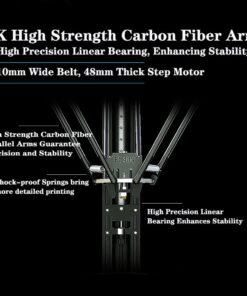 FLSUN High Speed Printing Delta 3D Printer with Filament Sensor and Auto Leveling FDM Delta 3D Printer 1.75 PLA DIY 3D Printers (FLSUN Super Racer) FLSUN Super Racer 17 61eQDmS67UL