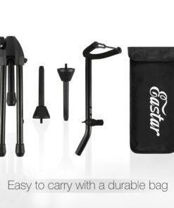 Eastar Saxophone Stand Portable Alto Sax Stand Includes 2 Detachable Pegs for Flute/Clarinet with Storage Bag, 3 in 1, EST-004, Black 14 61eQdLpkx8L