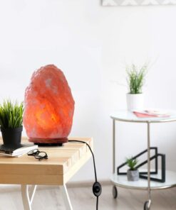 Himalayan Glow 1004 Crystal Himalayan Salt Lamp, Night Light Hand Crafted for Home Decor, 7-9 Inch, Orange/Amber Natural Salt Lamp (Pack of 1) 24 61eQeq5unNL