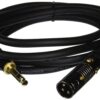 Monoprice XLR Male to 1/4-Inch TRS Male Cable - Gold Plated, High Fidelity and Eliminate Noise in the Recording Studio and On Stage, 16AWG, 6 Feet, Black 6Ft 59 61eRbMTl9aL