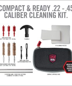 Alternative view of Real Avid Handgun Cleaning Kit: All in One 13 Piece Pistol Cleaning Kit With Cleaning Rod, Bore Brushes, Gun Cleaning Jags & Gun Cleaning Patches For .22 .357 9MM .38 .40 .44 & .45 Caliber Handguns