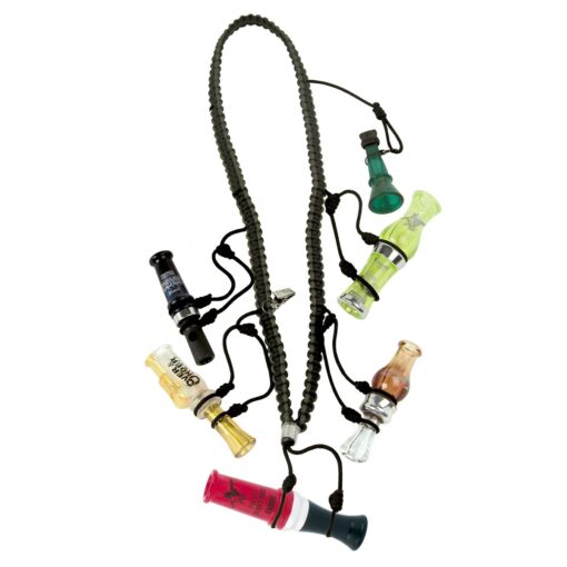 Primos Hunting unisex adult Heavy Duty Primos Hunting Call Lanyard 5 Call, Black, One Size US