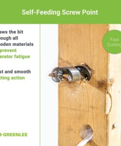 Greenlee 60A-3/4 Quick Change Wood Boring Stubby Auger Bit, 3/4" Hole Size 3/4-Inch Stubby Augur Wood Bit 12 61eUuIgoXwL