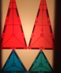 Playmags Magnetic Tiles for Kids, 60 Pc Magnet Blocks with ABC Click-ins, STEM Development Building Toys for Boys Girls & Toddlers 60 Pcs Magnetic Tiles Set 26 61eX7GGs8 L