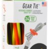 Nite Ize Original Gear Tie - 3-Inch Reusable Rubber Twist Tie - Reusable Gear Ties - Electric Cord Organizers - Twist Ties for Cords - Reusable Zip Ties - Assorted Colors, 3-Inch, 24 Pack Colors May Vary 3" - 24 Pack 38 61eXSeRF3oL