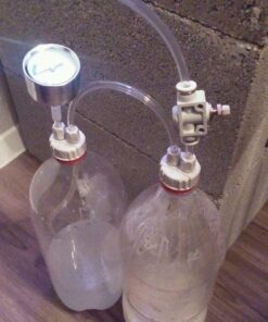 DIY CO2 Generator System Kit with Pressure Gauge Air Flow Adjustment Valve - Pressurized CO2 Kit for Aquarium Plants Tube Valve for Bottle - CO2 Regulator Aquarium for CO2 Diffuser - Grow System 49 61eZ8LE5EbL