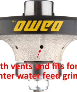 DAMO 3/8 inch Demi Bullnose Half Bullnose Roundover Coarse Diamond Hand Profiler Router Bit Profile Wheel with 5/8-11 Thread for Granite Concrete Marble Countertop Edge 13 61eaFBMtvL 1