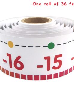 Number Line Bulletin Board Border -20 to 100 Classroom Decoration Set 36ft 1 Roll for Math Classes 11 61ealr0hgnL