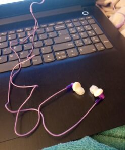 Panasonic ErgoFit Wired Earbuds, In-Ear Headphones with Dynamic Crystal-Clear Sound and Ergonomic Custom-Fit Earpieces (S/M/L), 3.5mm Jack for Phones and Laptops, No Mic - RP-HJE120-V (Purple) Purple 39 61edbEjYRsL